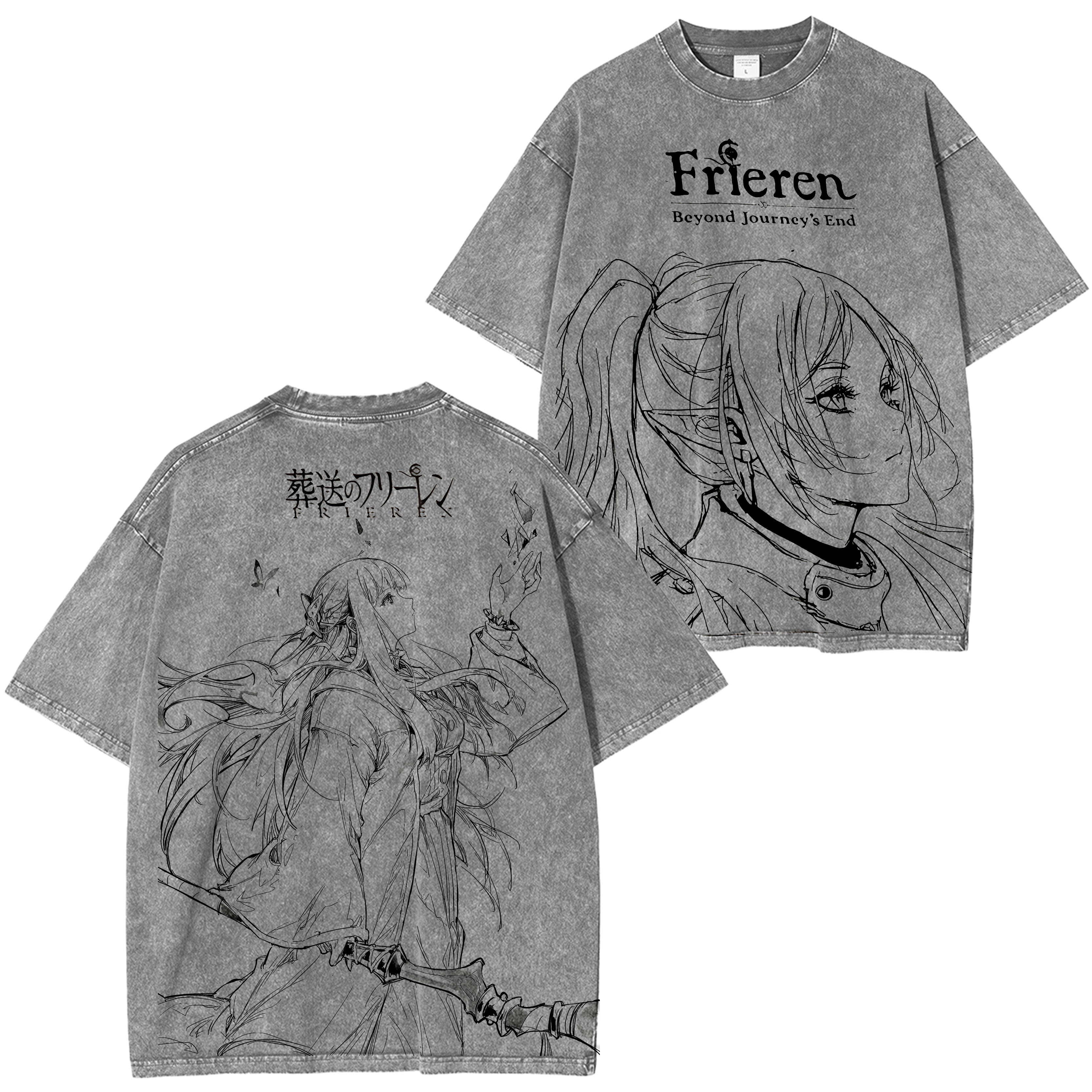 Frieren: Beyond Journey's End Vintage Washed Tee