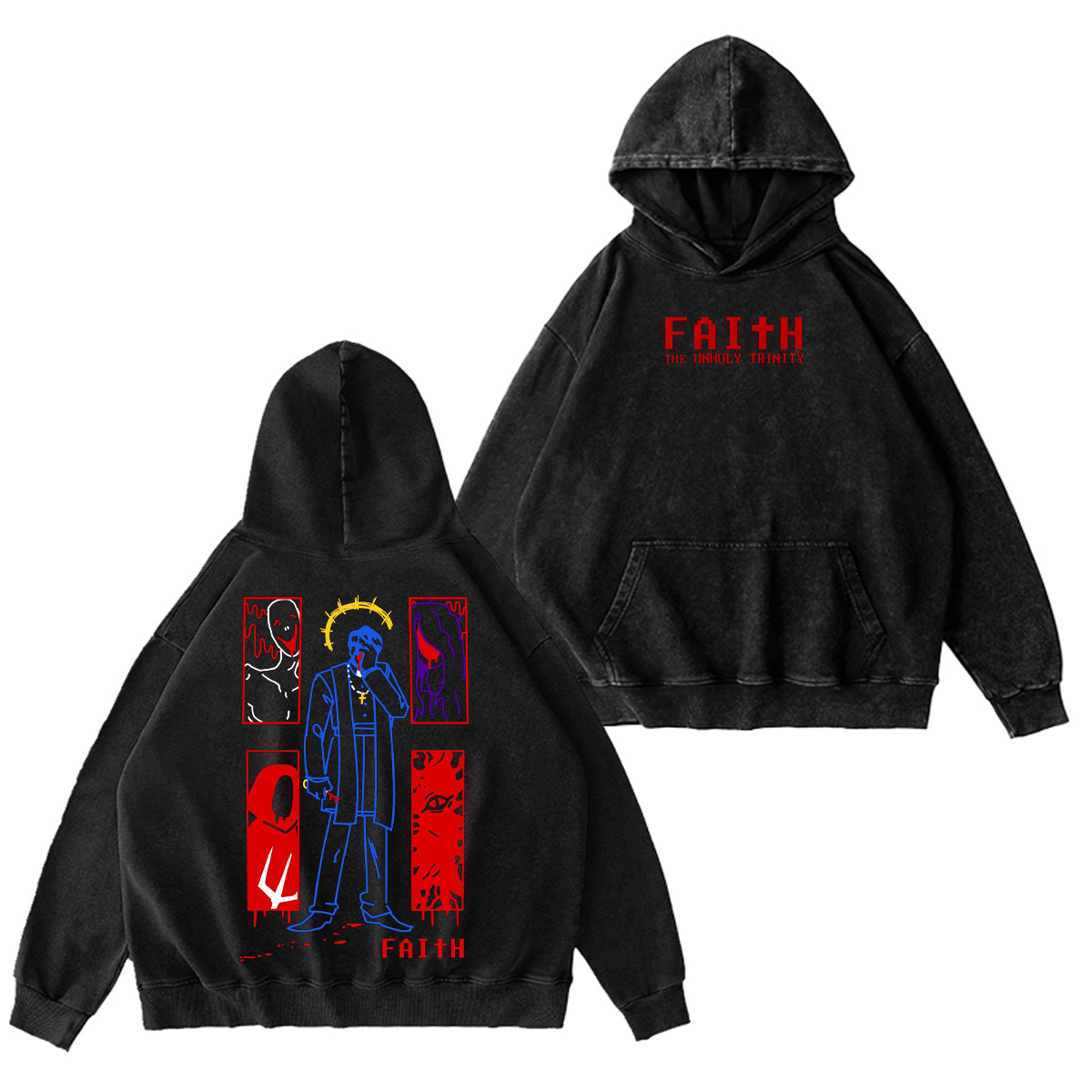FAITH The Unholy Trinity Oversized T-shirt/Crewneck/Hoodie
