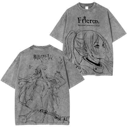 Frieren: Beyond Journey's End Vintage Washed Tee