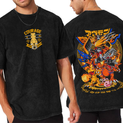 Classic Agumon Digimon Oversized T-shirt/Crewneck/Hoodie