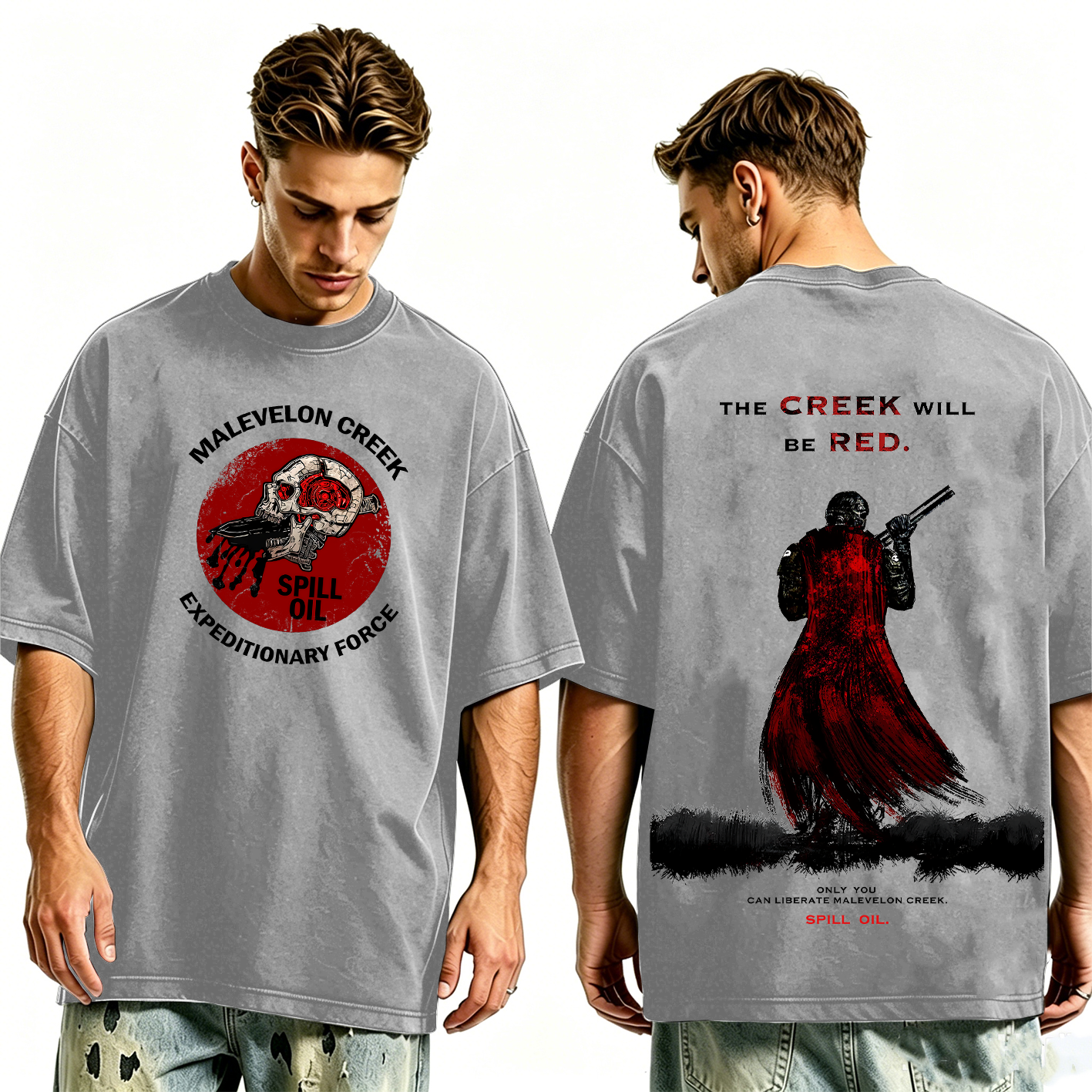 Helldivers 2 Game Washed T-shirt/Crewneck/Hoodie
