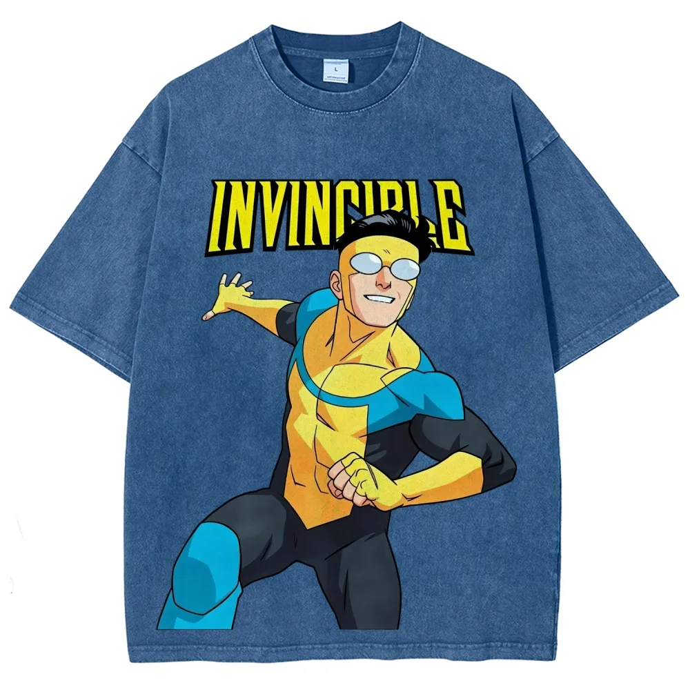 Invincible Unisex Washed T-Shirt