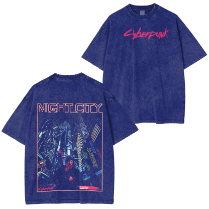 Cyberpunk 2077 Unisex  Washed T-Shirt