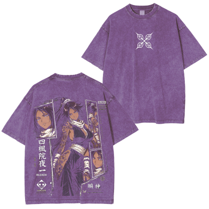 Bleach Yoruichi Vintage Unisex  Washed T-Shirt