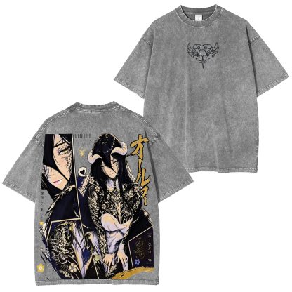Overlord Albedo Vintage Washed T-shirt/Crewneck/Hoodie