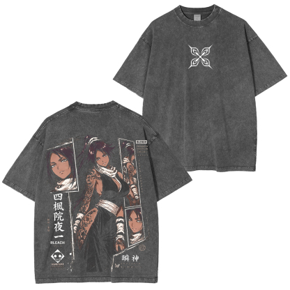 Bleach Yoruichi Vintage Unisex  Washed T-Shirt