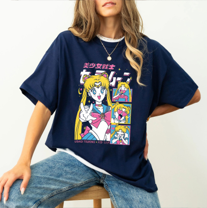 Sailor Moon Unisex Washed T-Shirt