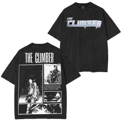 The Climber Manga Oversized Washed T-shirt/Crewneck/Hoodie