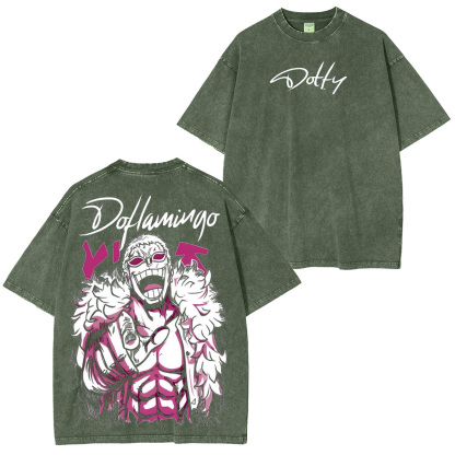 Doflamingo Unisex Washed T-Shirt
