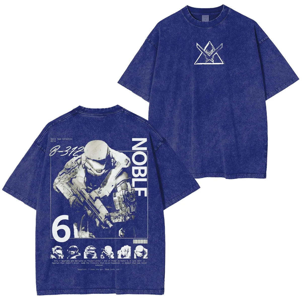 Noble Team Halo: Reach  Washed T-shirt/Crewneck/Hoodie