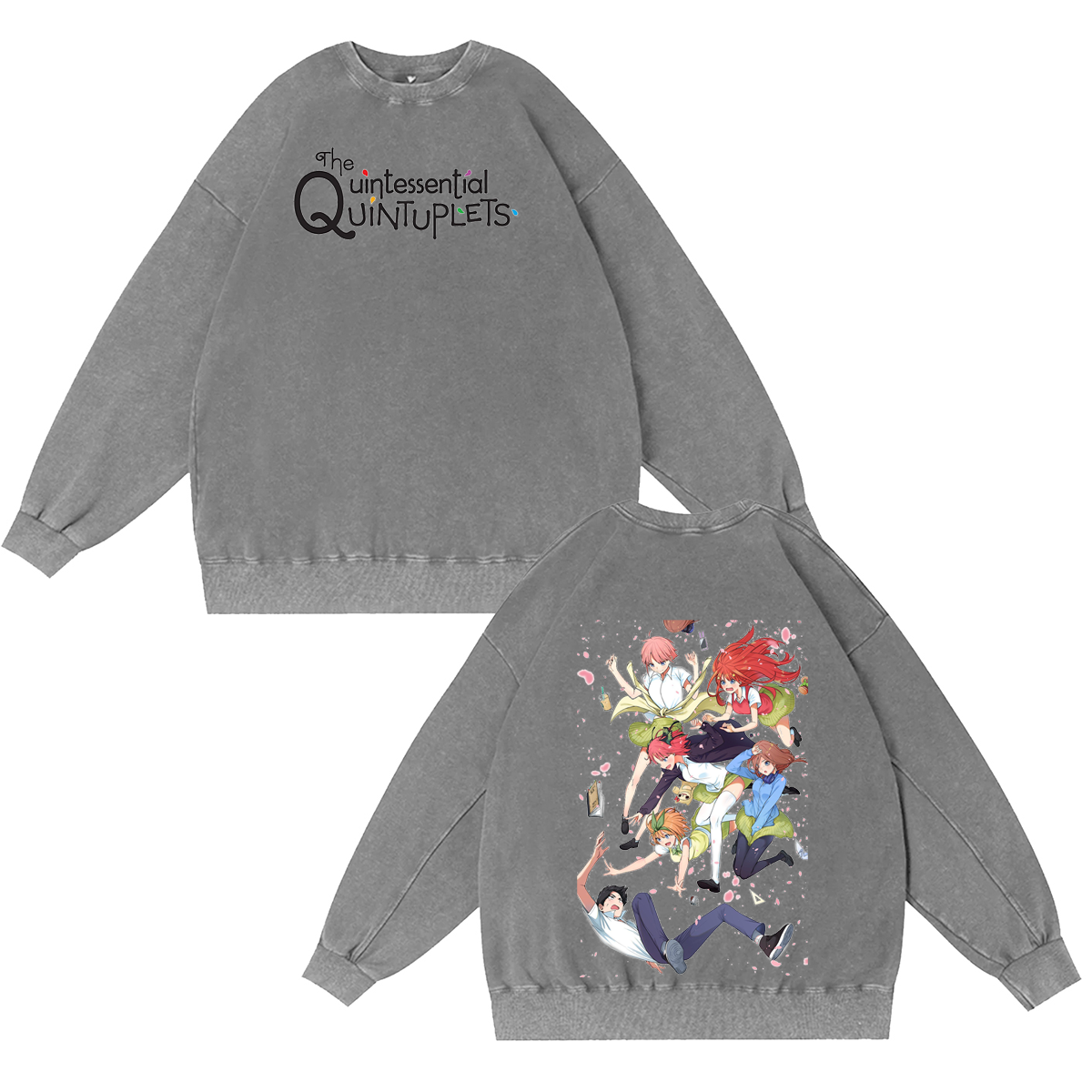 The Quintessential Quintuplets  Washed T-shirt/Crewneck/Hoodie