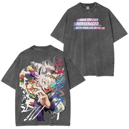 Uma Musume Pretty Derby Washed T-shirt/Crewneck/Hoodie