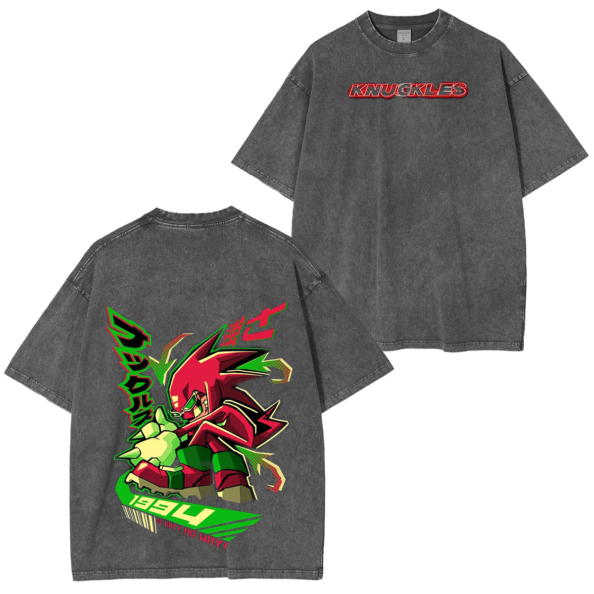 Knuckles the Echidna Variants  Oversized T-shirt/Crewneck/Hoodie