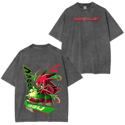 Knuckles the Echidna Variants  Oversized T-shirt/Crewneck/Hoodie