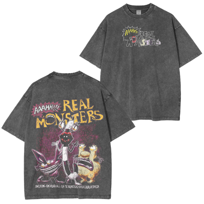 AHH! Real Monsters Washed T-shirt/Crewneck/Hoodie