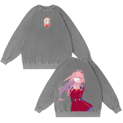 DARLING in the FRANXX Washed T-shirt/Crewneck/Hoodie