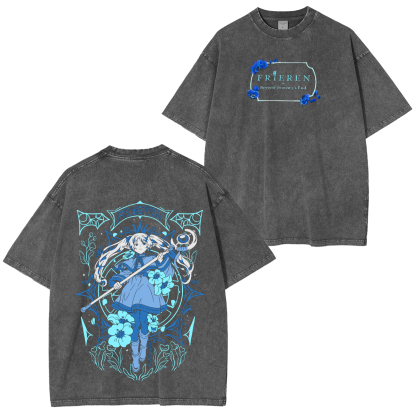 Frieren: Beyond Journey’s End Washed T-shirt/Crewneck/Hoodie