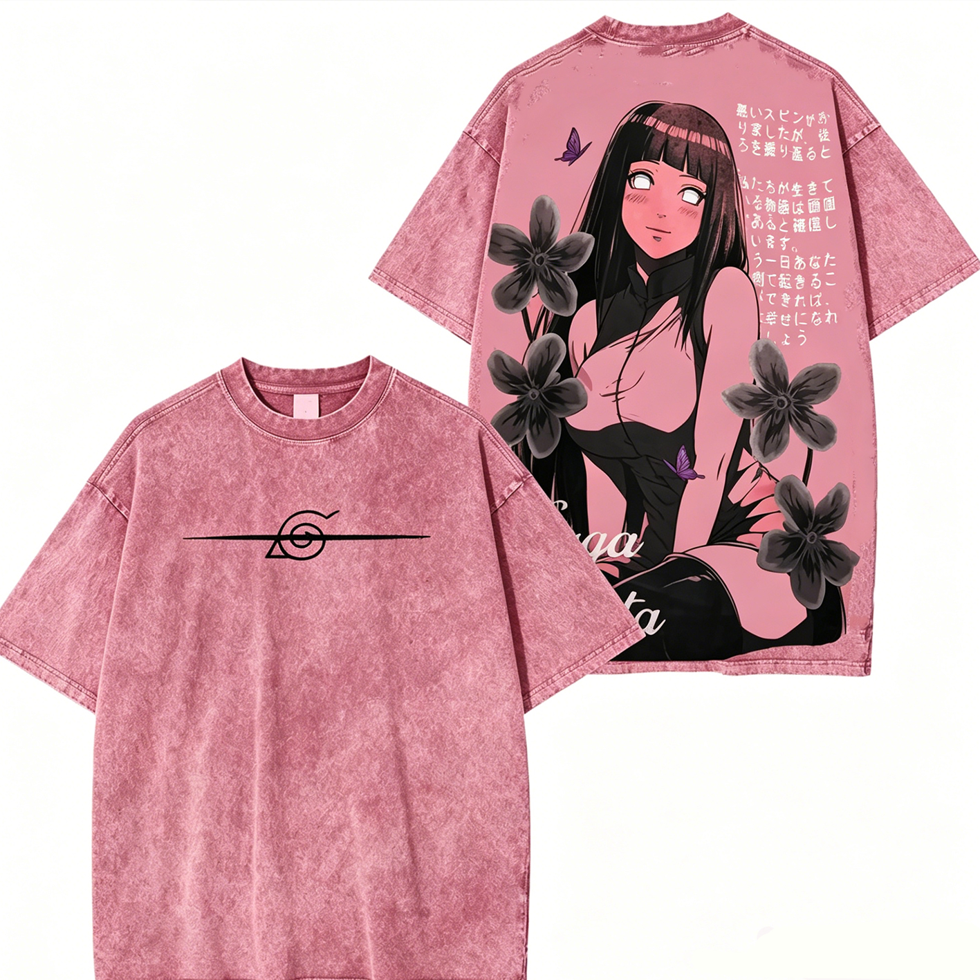 Naruto Hinata Hyuga Washed T-shirt/Crewneck/Hoodie
