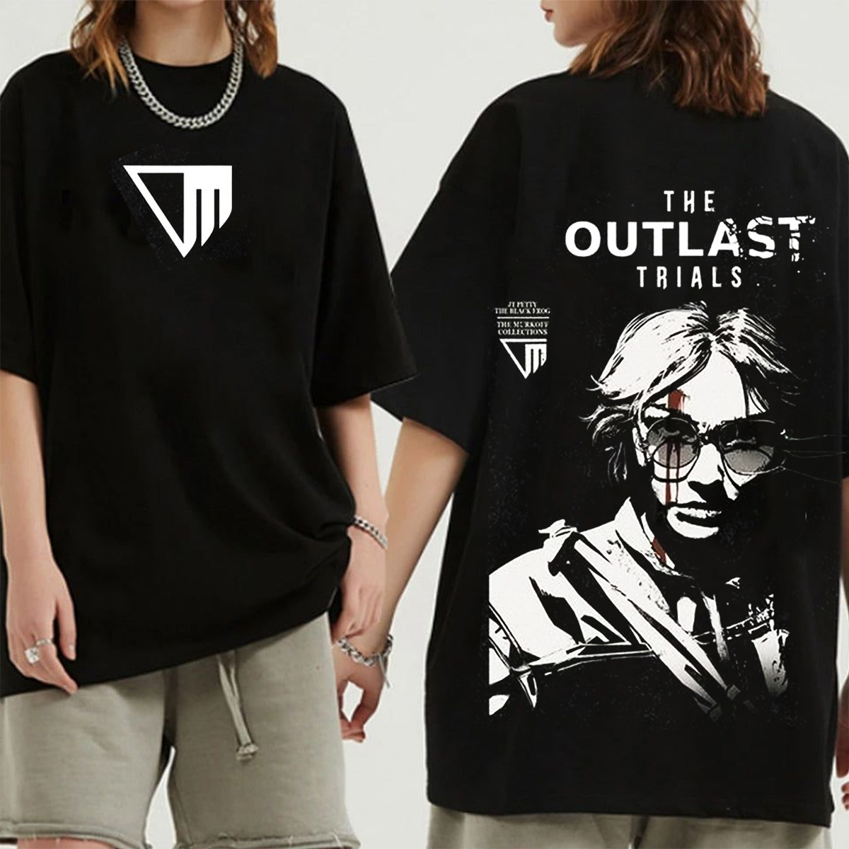 The Outlast Trials Horror Game Washed T-shirt/Crewneck/Hoodie