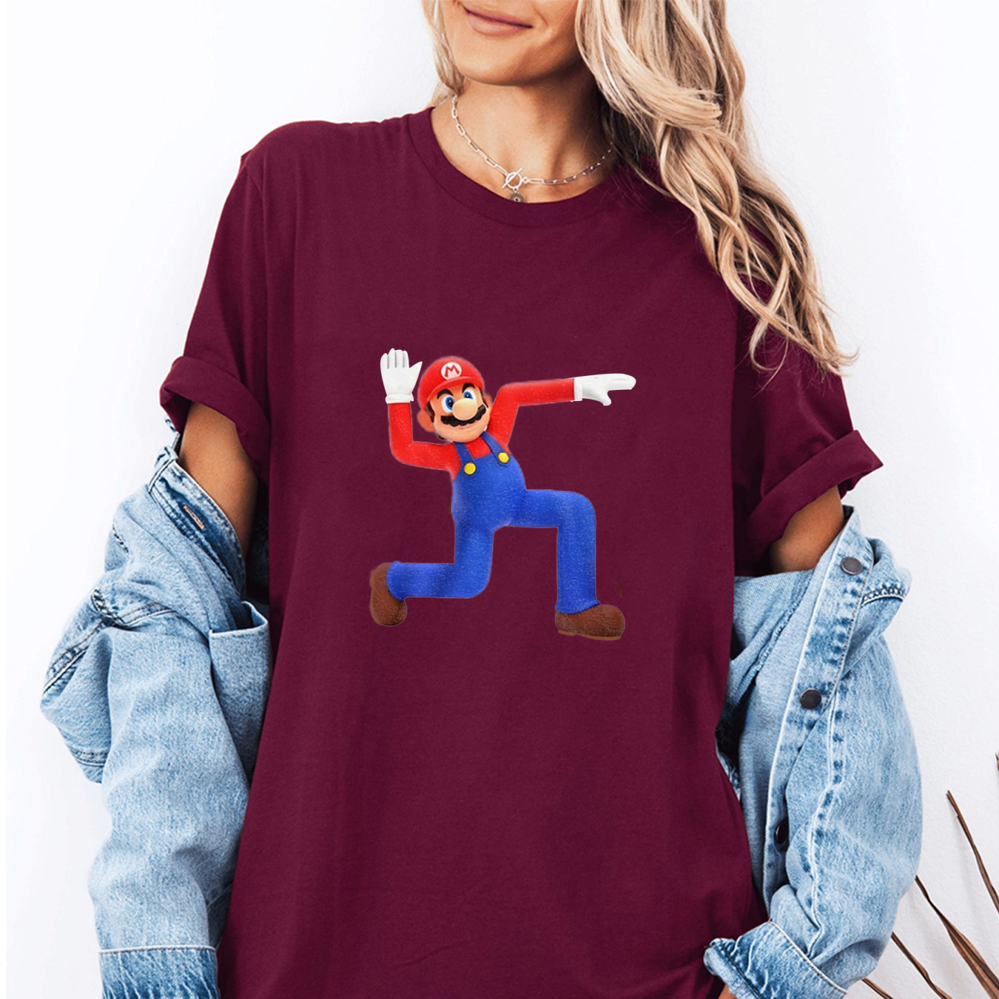 Super Mario Nazio Funny Meme Unisex T-shirt/Crewneck/Hoodie