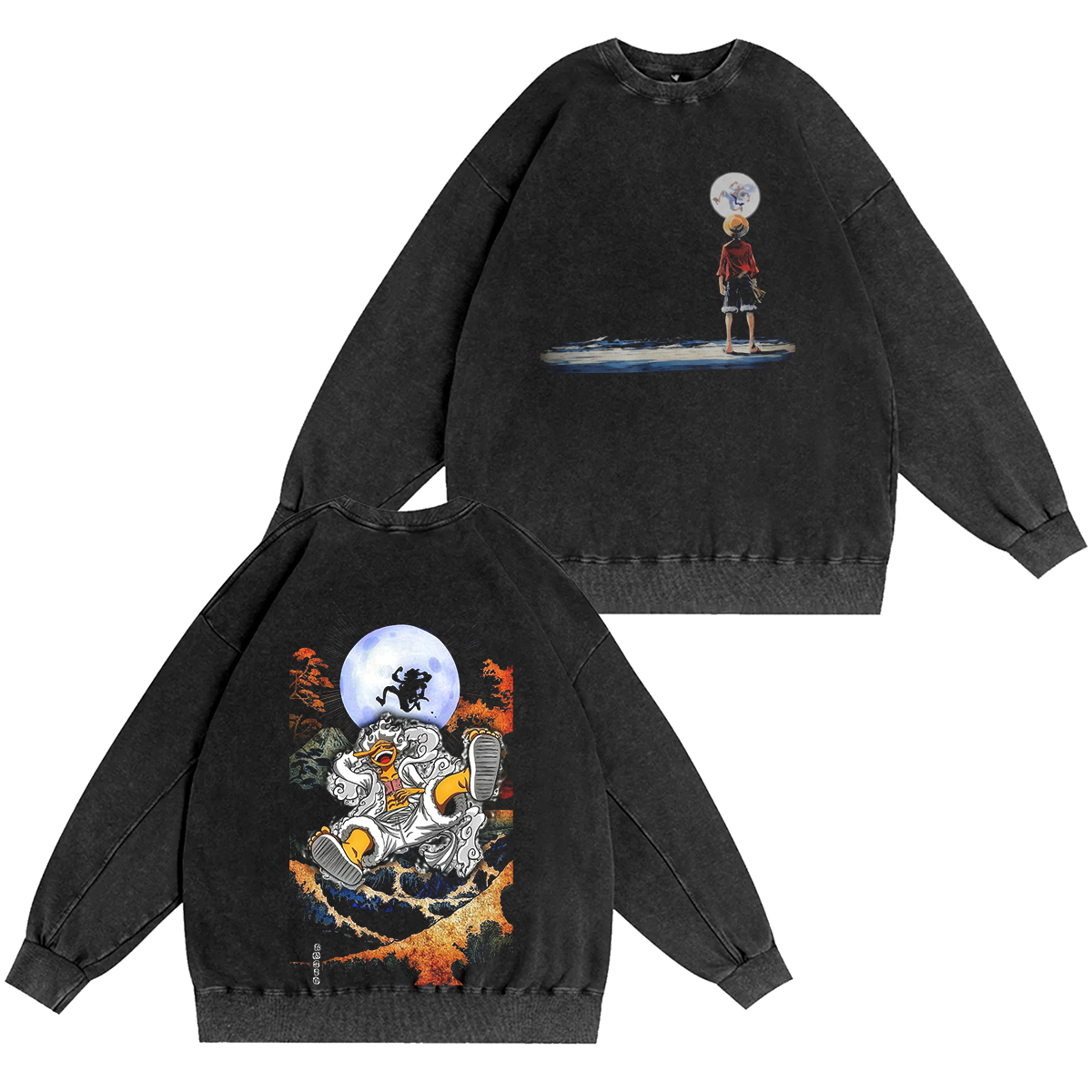 One Piece Washed T-shirt/Crewneck/Hoodie