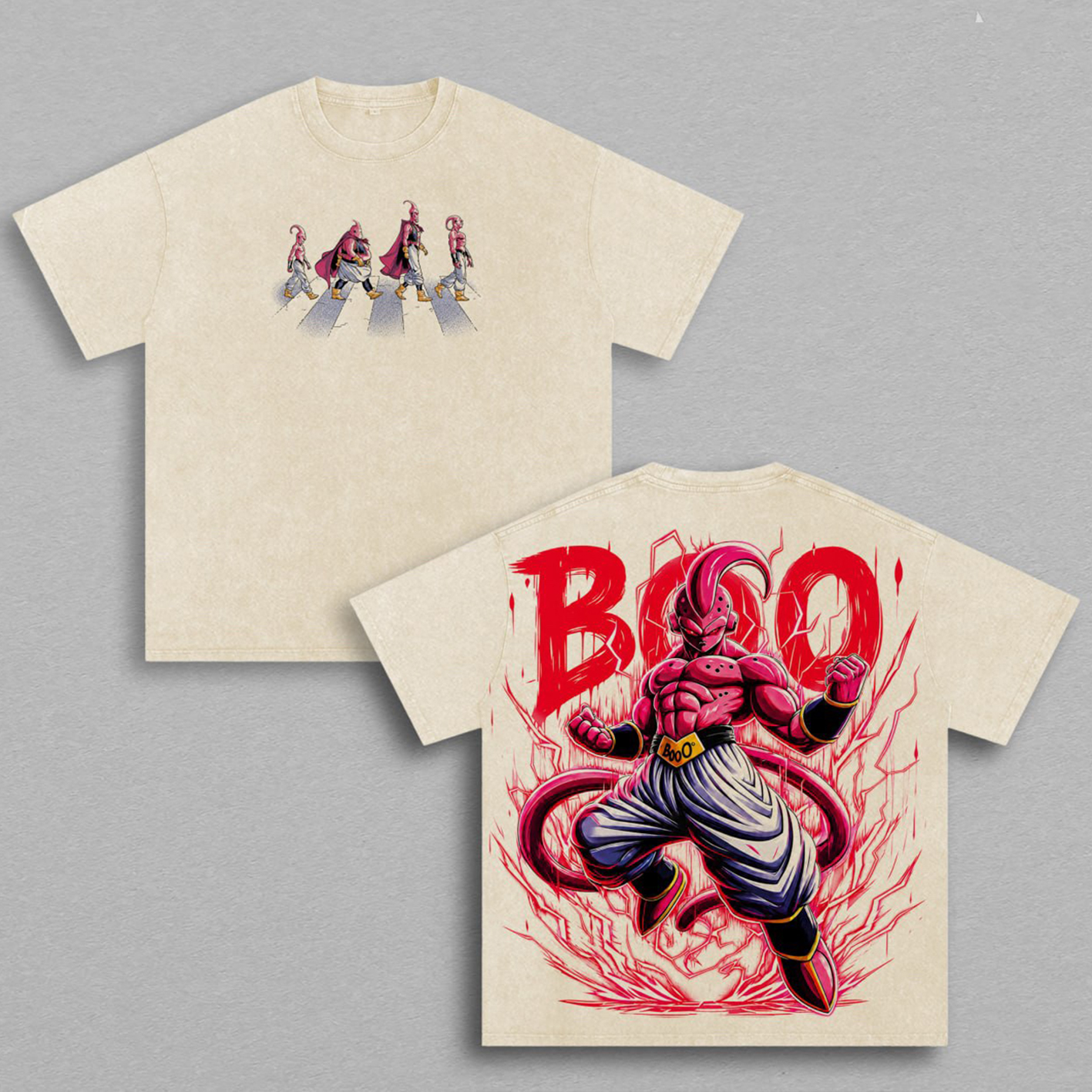Haaland Super Buu Dragon Ball Z Washed T-shirt/Crewneck/Hoodie