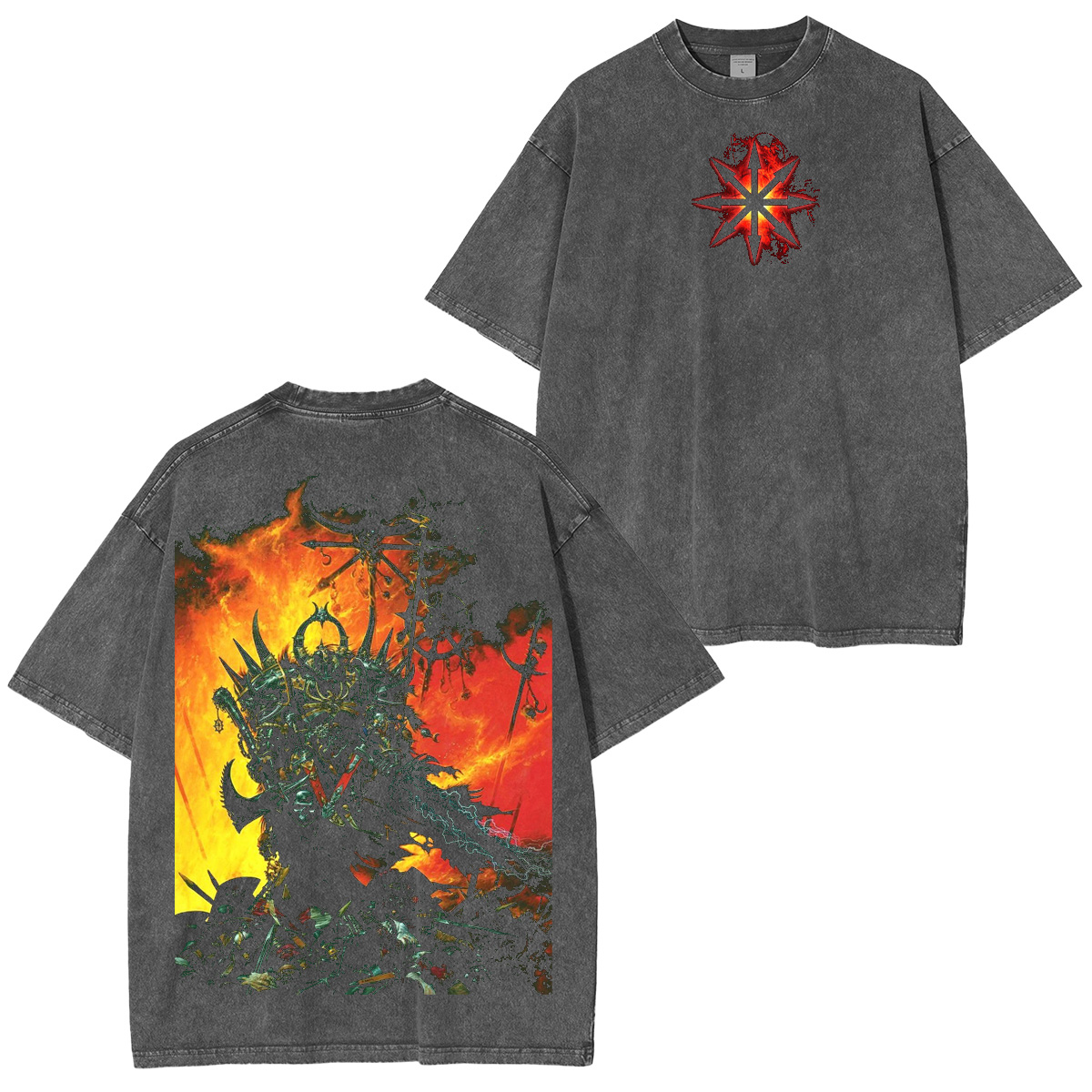 Chaos Star Warhammer 40k Oversized T-shirt/Crewneck/Hoodie
