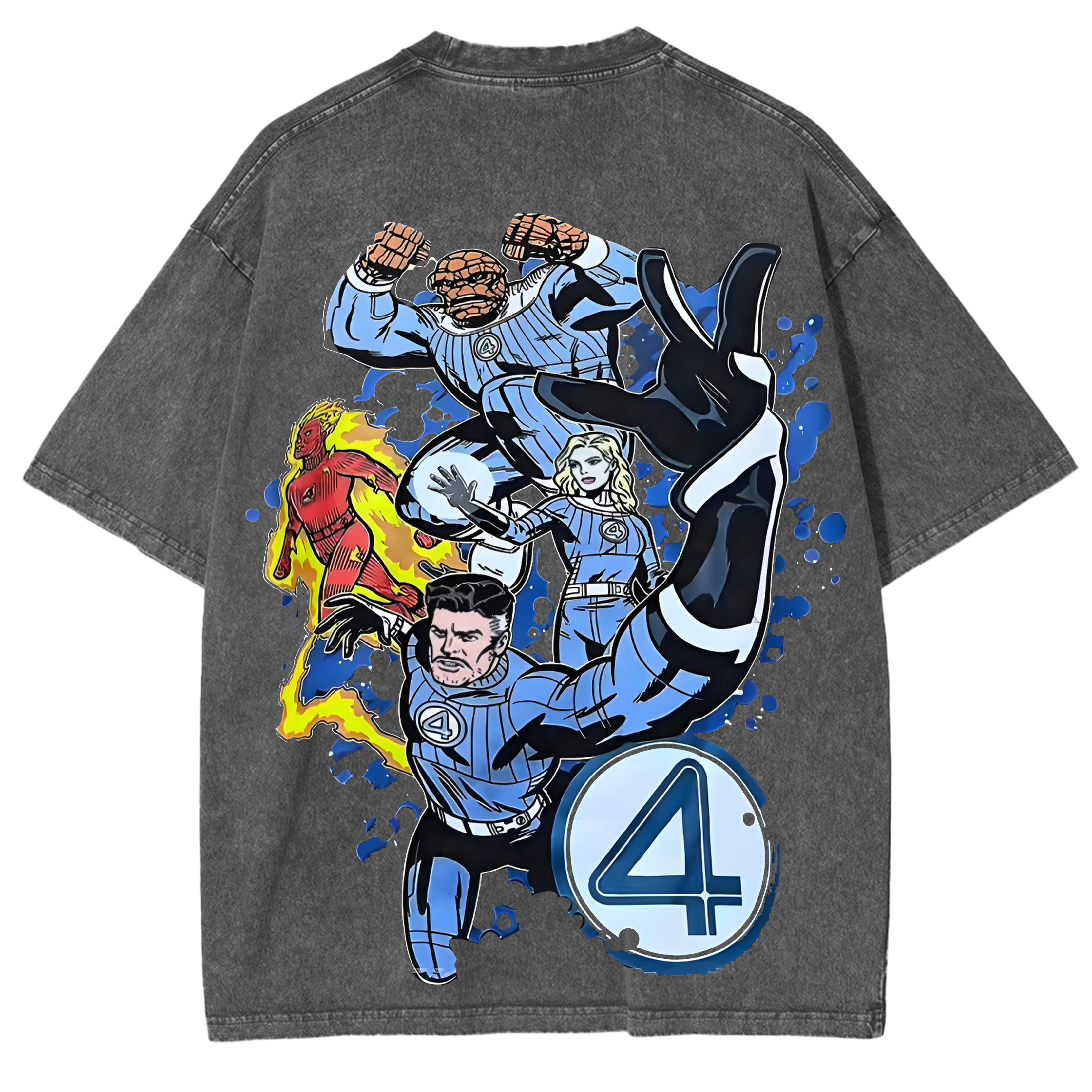 Fantastic Four Vintage Washed Short