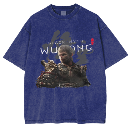Sun Wukong Vintage Unisex Washed T-Shirt