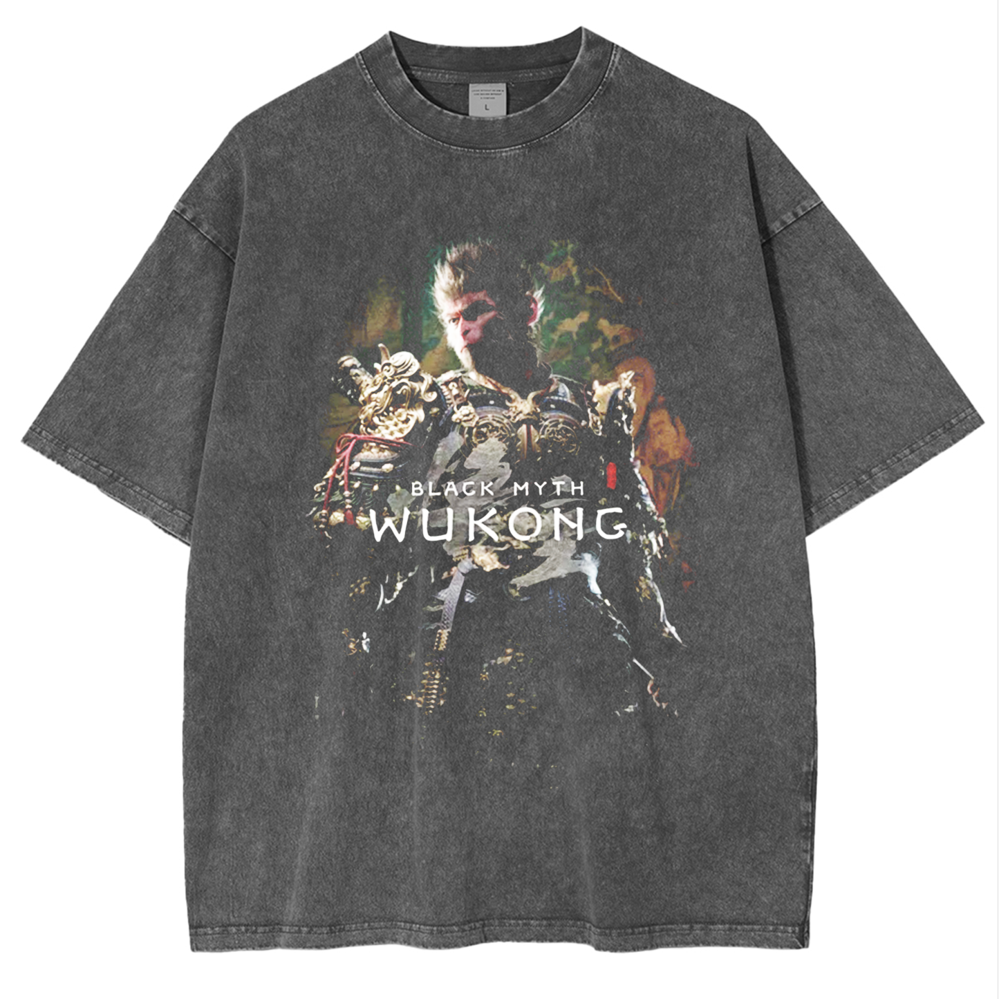 Black Myth Wukong graphic Vintage Unisex Washed T-Shirt