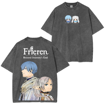 Frieren: Beyond Journey's End Vintage Washed T-shirt/Crewneck/Hoodie