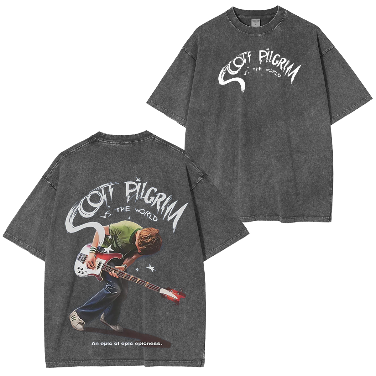 Scott Pilgrim vs. The World Unisex Washed T-Shirt