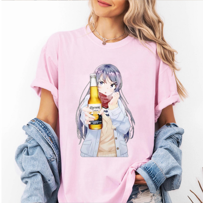 Rabbit Beer Mai Sakurajima Corona Extra Oversized T-shirt/Crewneck/Hoodie