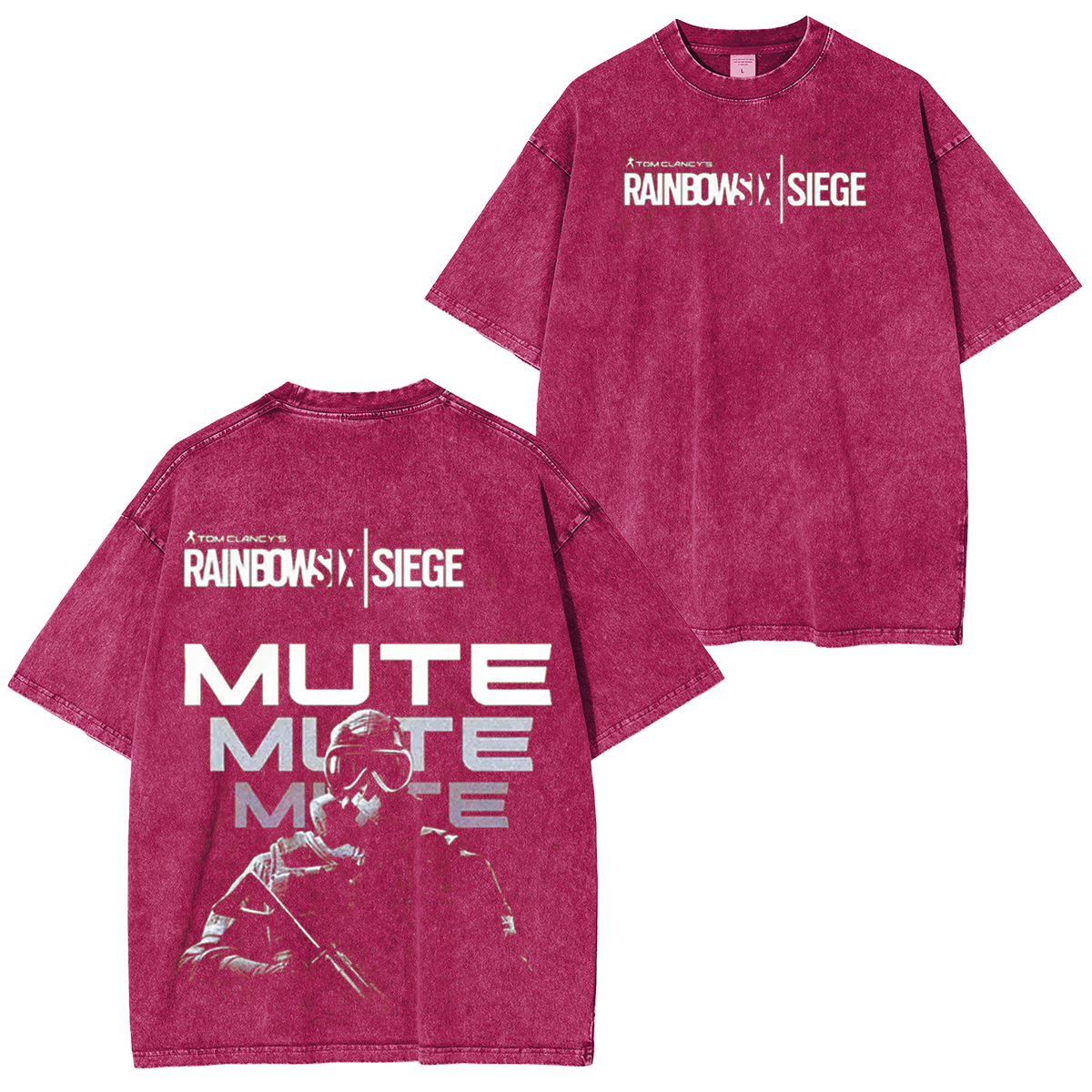 Vintage Strategy Shooting Game Vintage Unisex  Washed T-Shirt