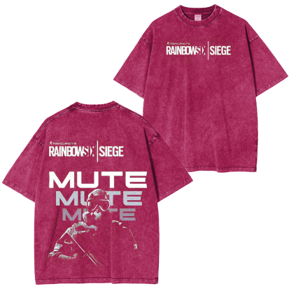 Vintage Strategy Shooting Game Vintage Unisex  Washed T-Shirt