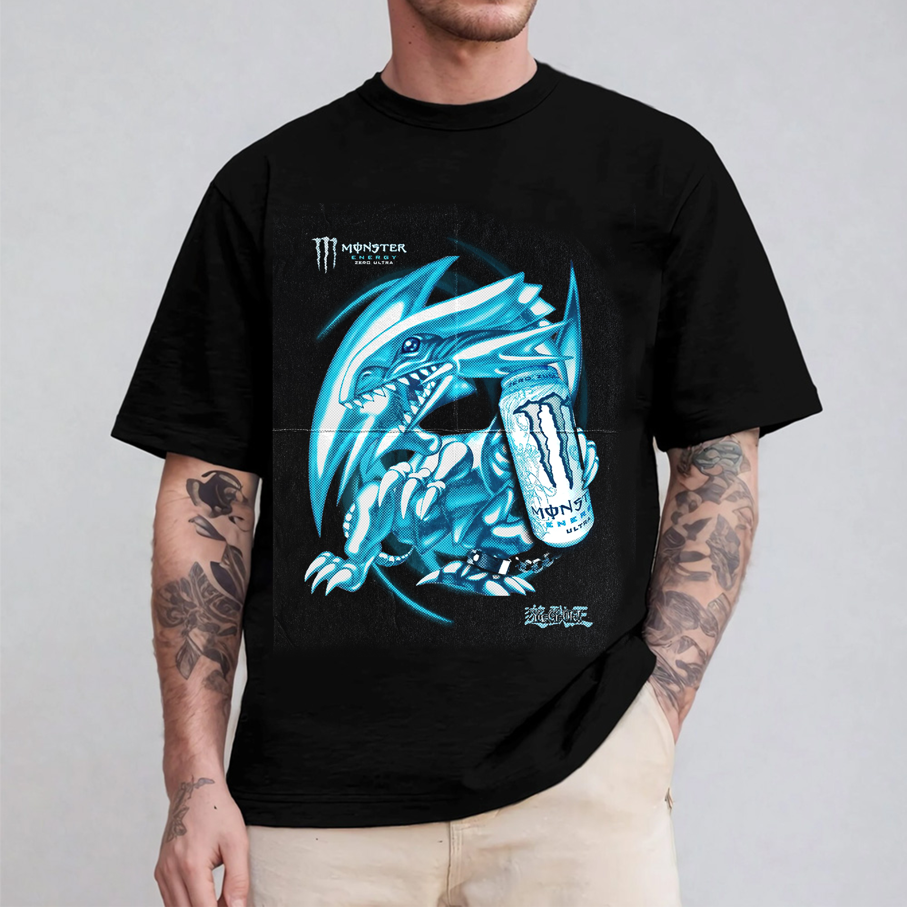 Blue-Eyes White Dragon anime Oversized T-shirt/Crewneck/Hoodie