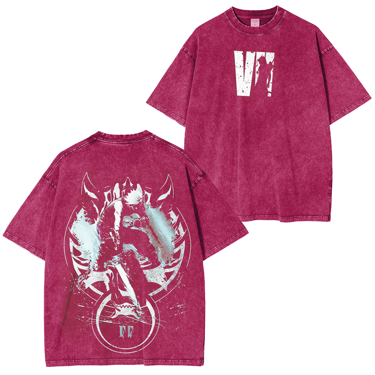 Final Fantasy VII Vintage Unisex  Washed T-Shirt