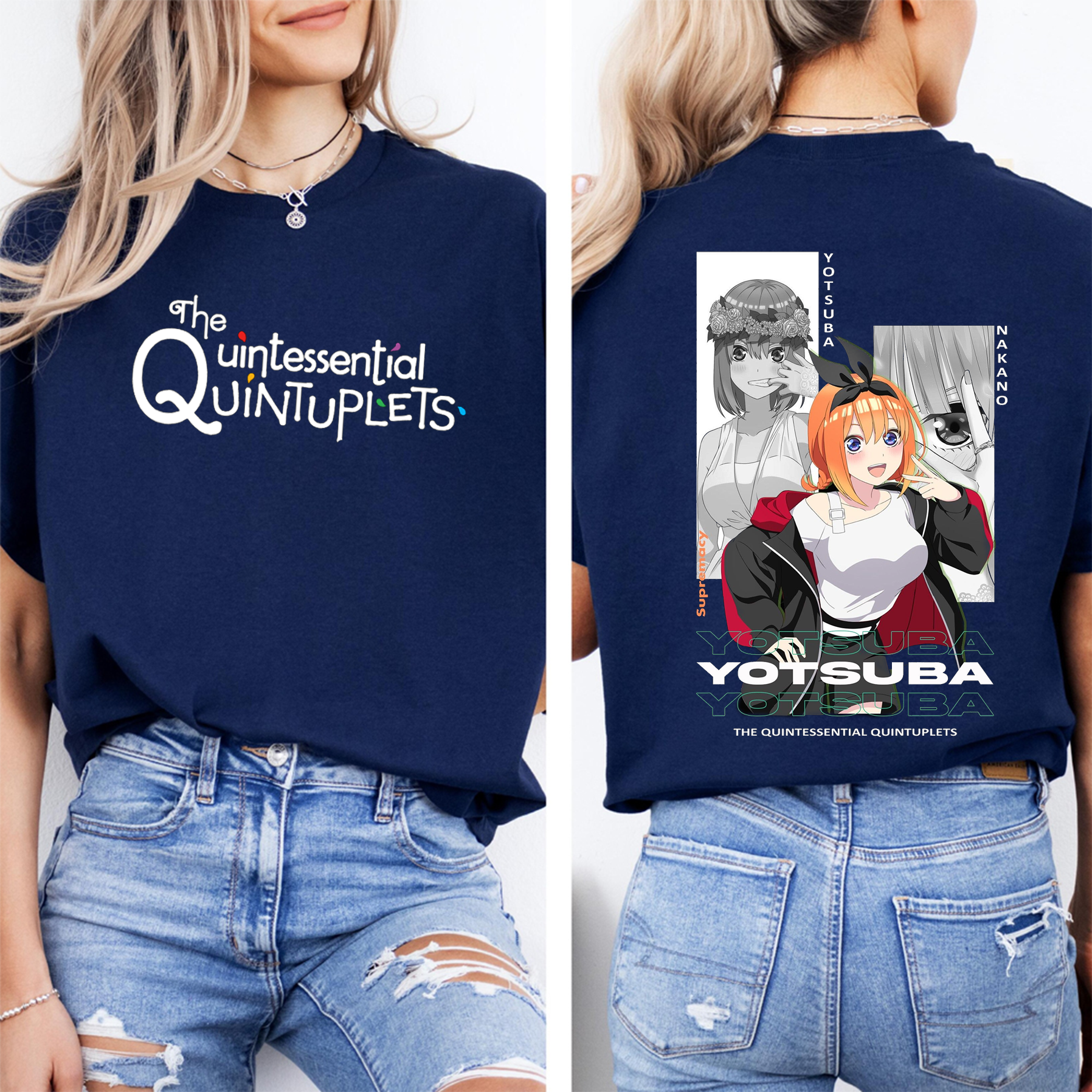 Yotsuba Nakano-The Quintessential Quintuplets Oversized T-shirt/Crewneck/Hoodie