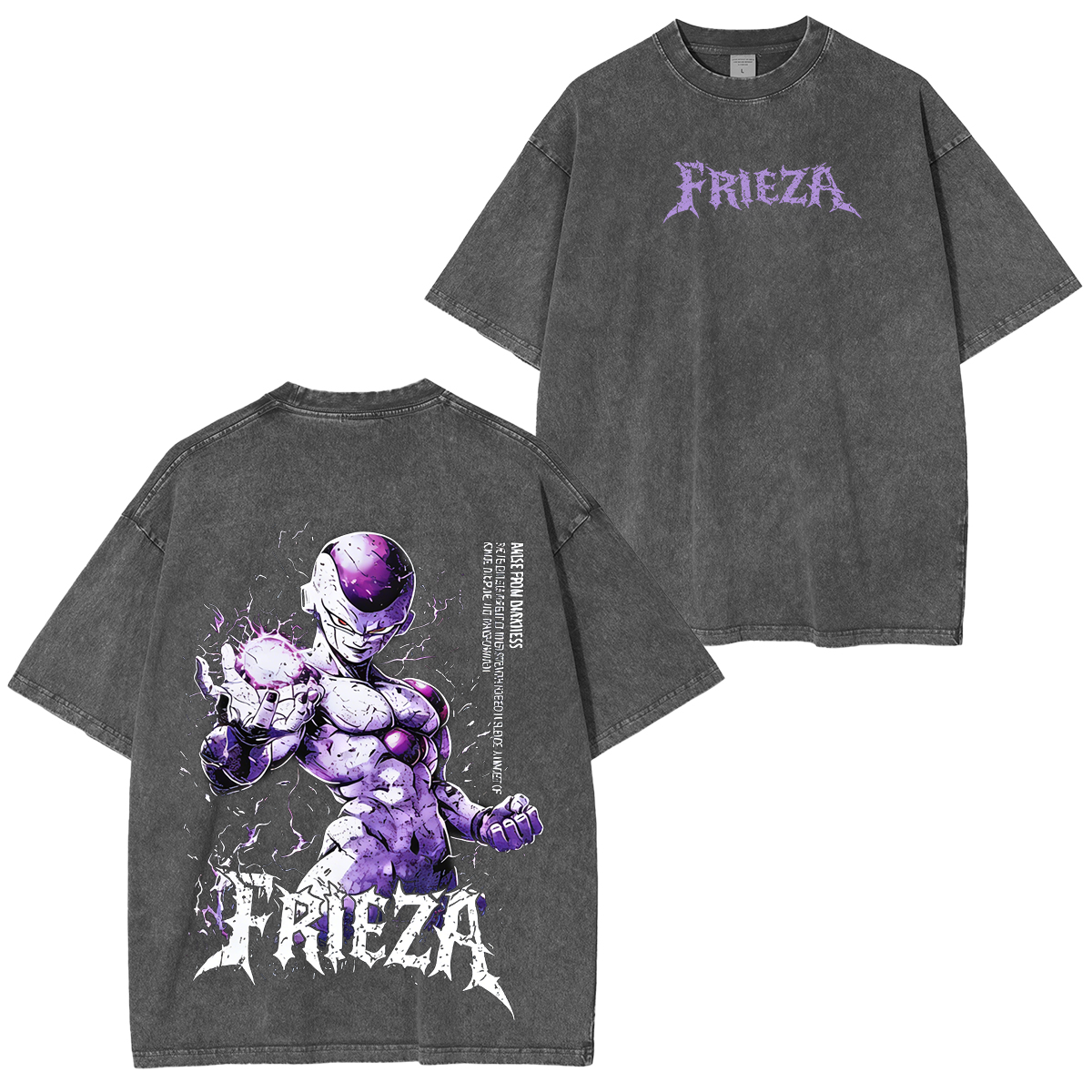 Dragon Ball 'Frieza'  Unisex  Washed T-Shirt/Hoodie/Pullover Sweatshirt