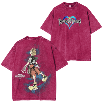 Kingdom Hearts Sora Unisex  Washed T-Shirt/Hoodie/Pullover Sweatshirt