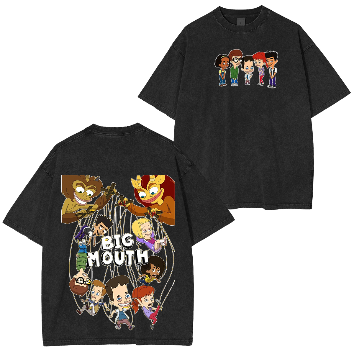 Big Mouth Vintage Washed T-shirt/Crewneck/Hoodie