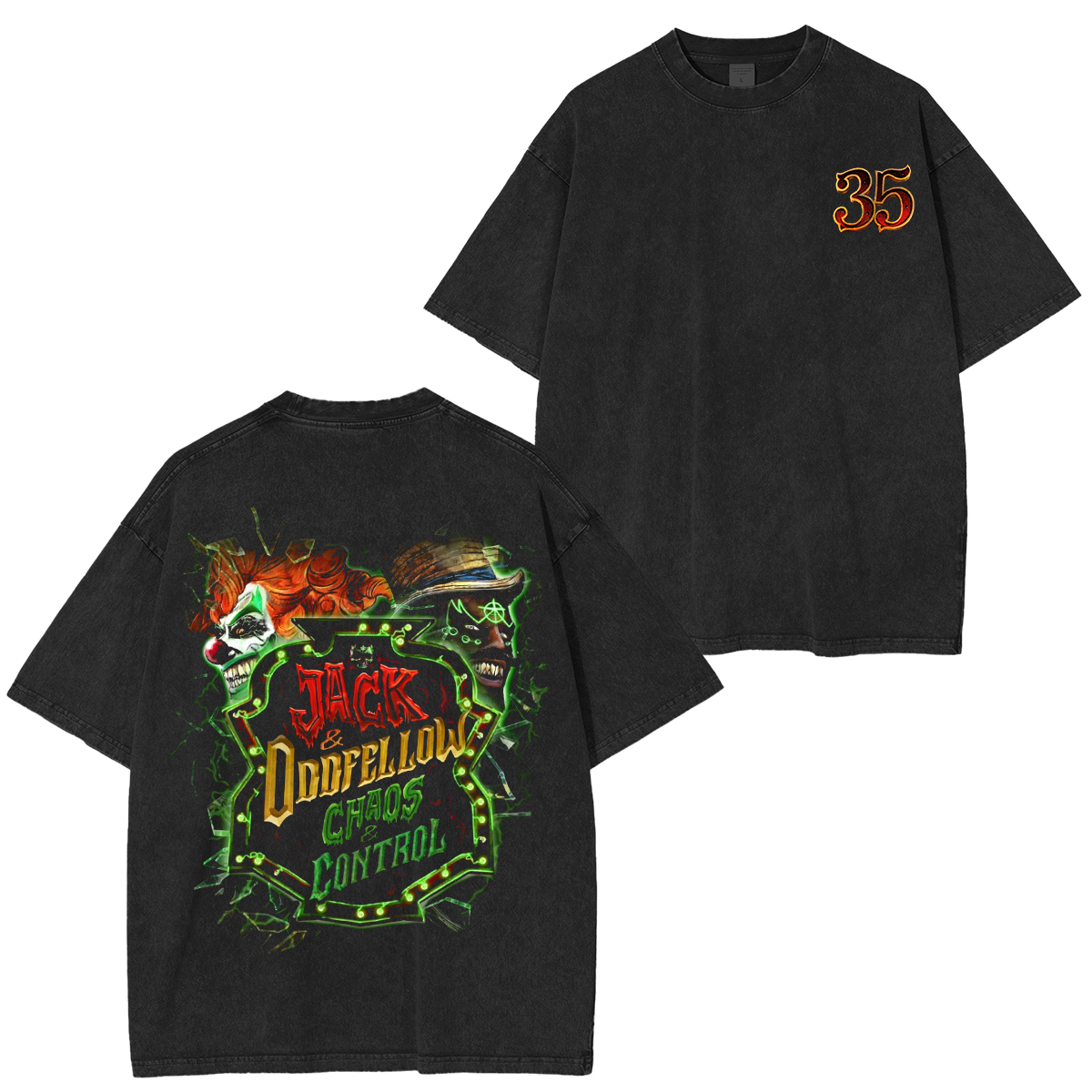 Halloween Horror Nights 2026 Coming Unisex Washed T-Shirt