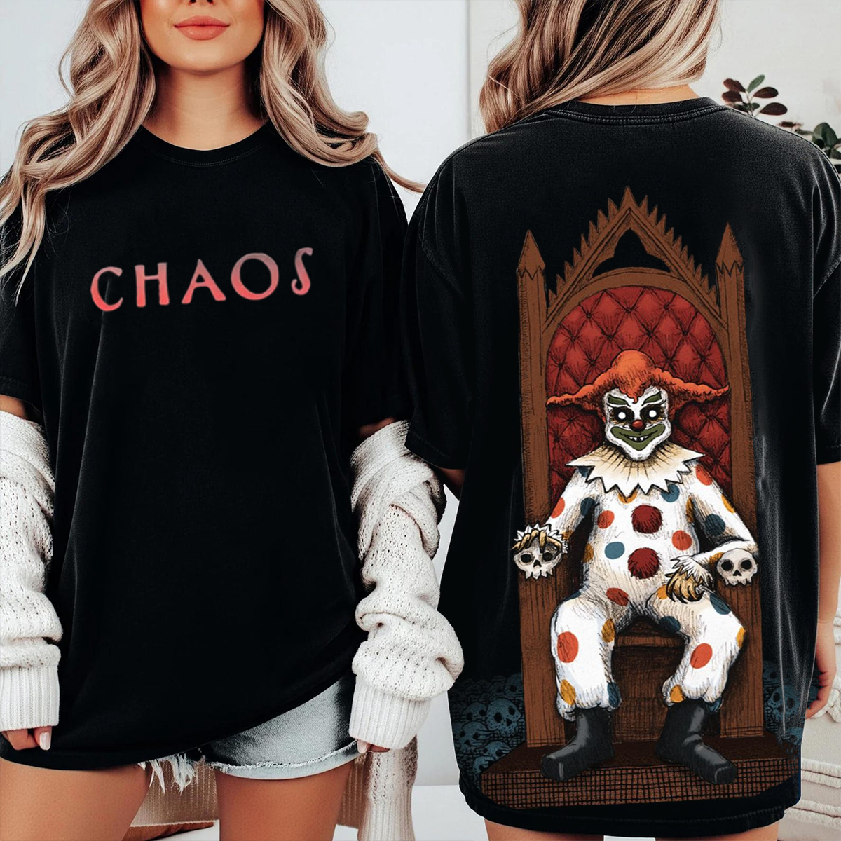 Halloween Horror Nights 2026 Coming Unisex Washed T-Shirt