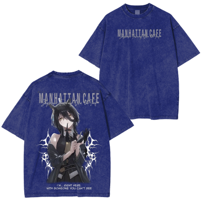 Umamusume: Pretty Derby Series Oversized Unisex Washed T-Shirt