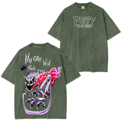 Poppy Playtime Oversized Unisex Washed T-Shirt