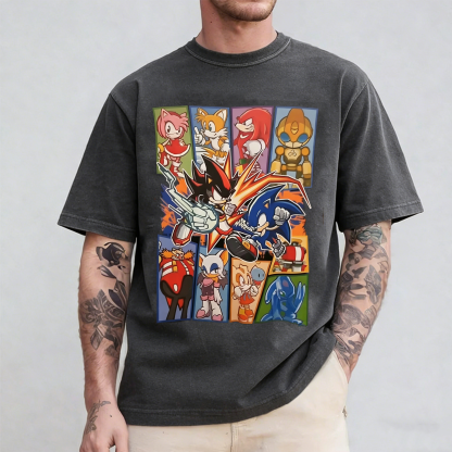 Sonic Battle Oversized T-shirt/Crewneck/Hoodie