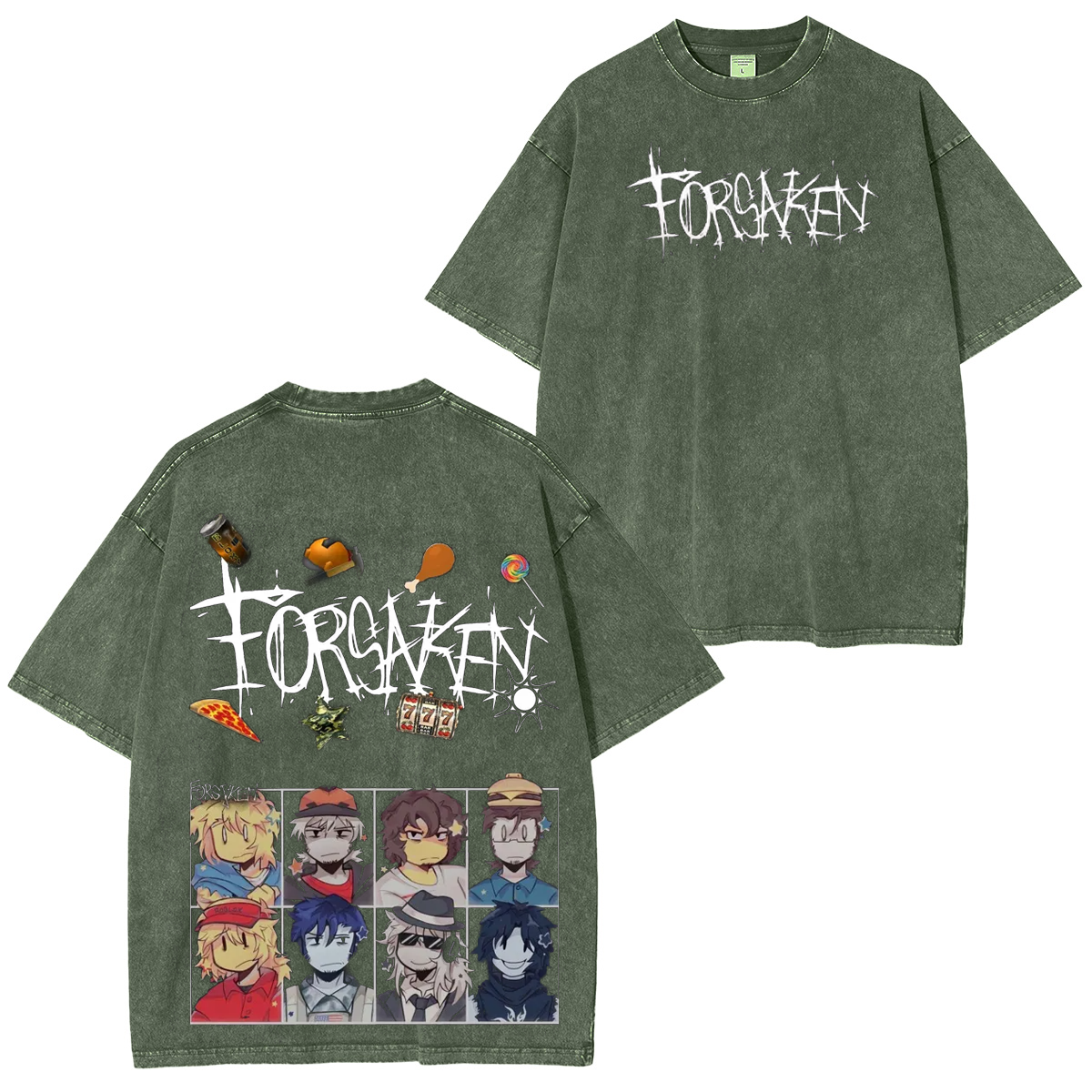 Forsaken Oversized Unisex Washed T-Shirt