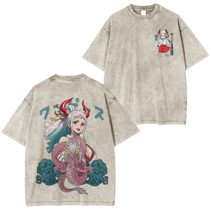 One Piece YamatoUnisex Washed T-Shirt
