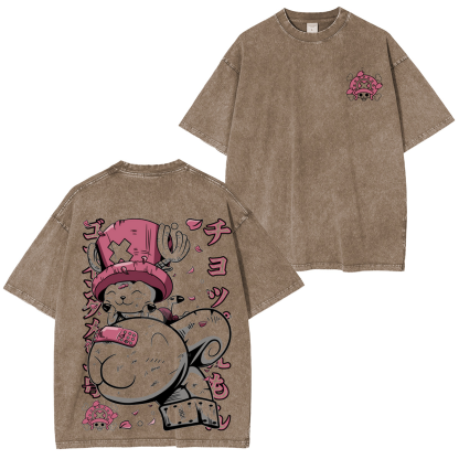 One Piece Tony Tony Chopper Vintage Washed T-shirt/Crewneck/Hoodie