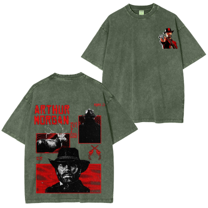 Red Dead Redemption 2  Unisex Washed T-Shirt